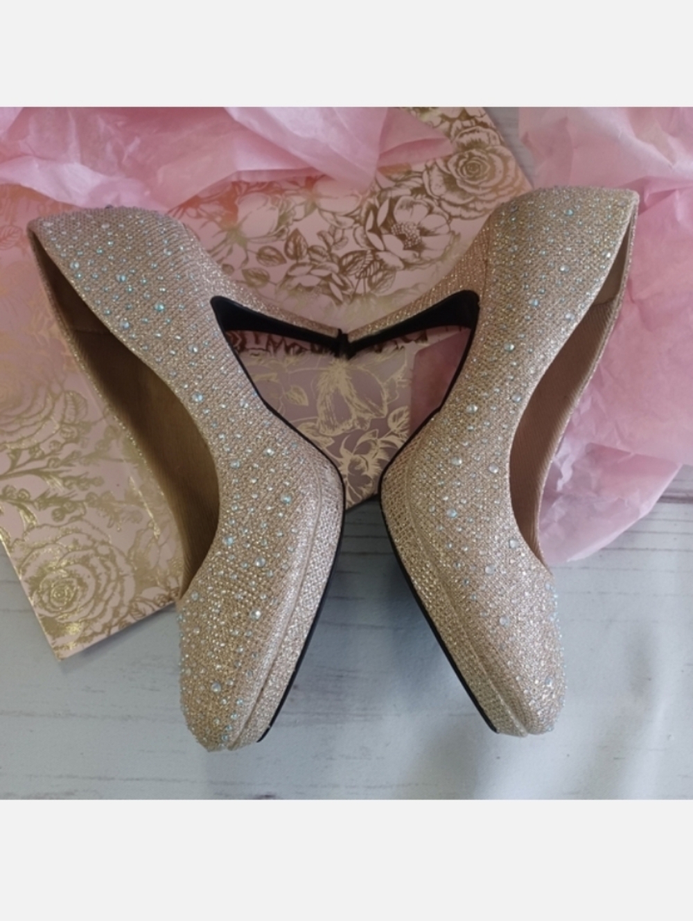 SILVER SLIPPER Mirage Rhinestone Sparkle Formal Stiletto High Heel Pumps Shoes